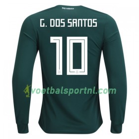 Mexico G.Dos Santos 10 Thuis Shirt WK voetbal 2018 L/S